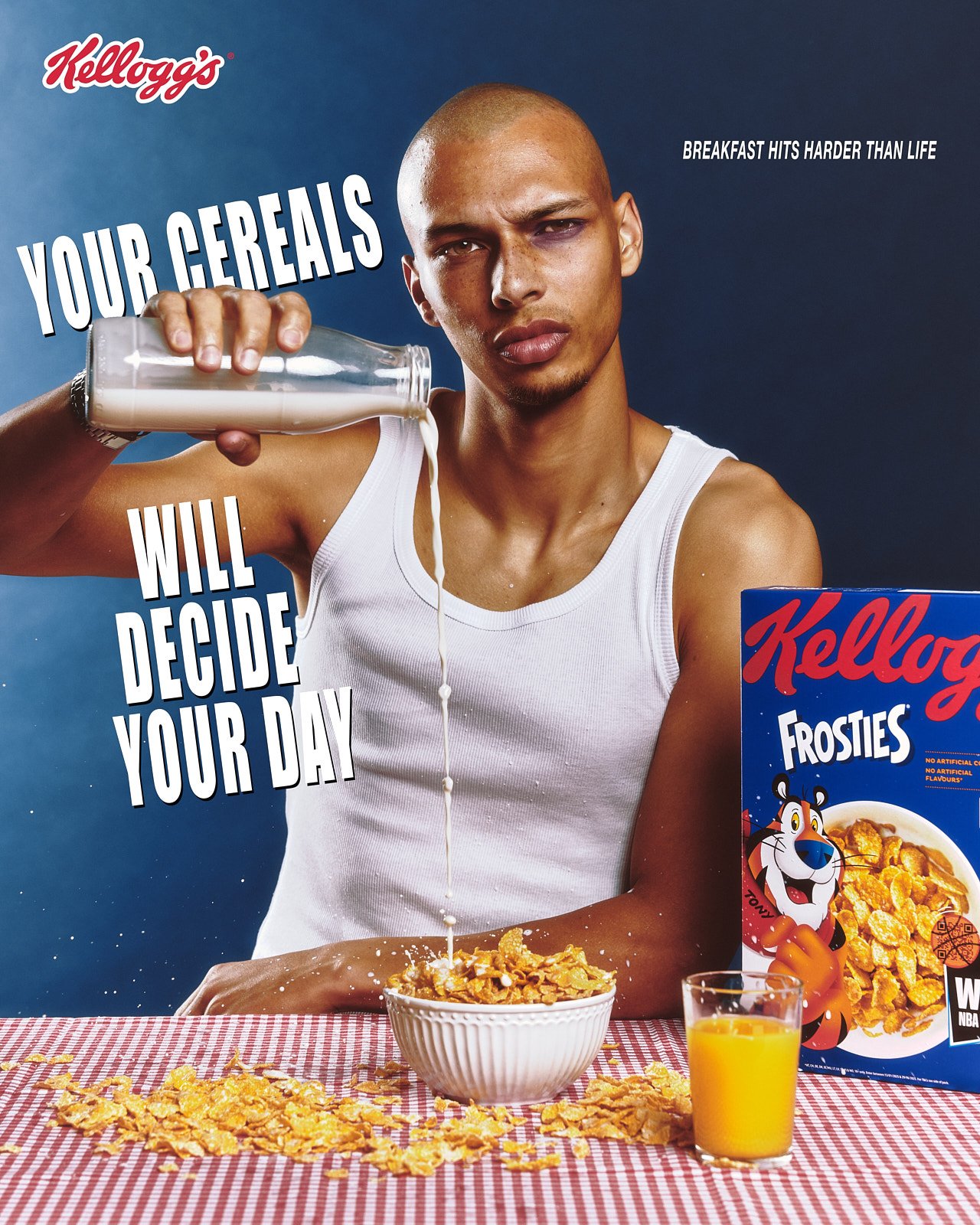 Kellogg's-Werbung, Milch über Frosties